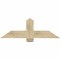 Ekena Millwork Eugene Rough Sawn Timber Gable Bracket, Douglas Fir, 48"W x 16"H x 2"D x 6"F, 8/12 Pitch GBW048X16X0206EUG00RDF - alternate 1